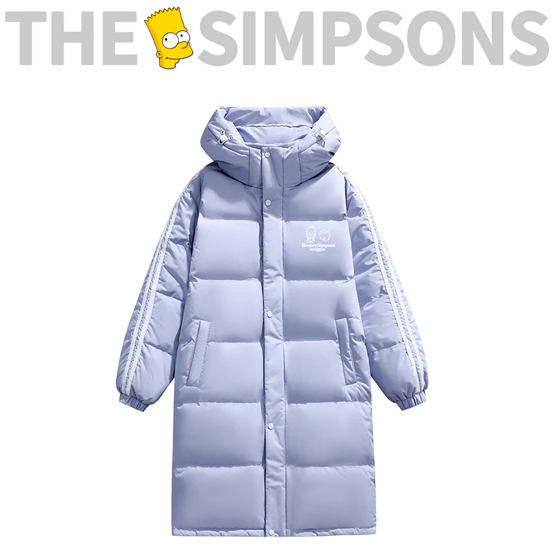 THESIMPSONS保暖山系外套连帽长款卡通印花羽绒服SPCDJ244F59U