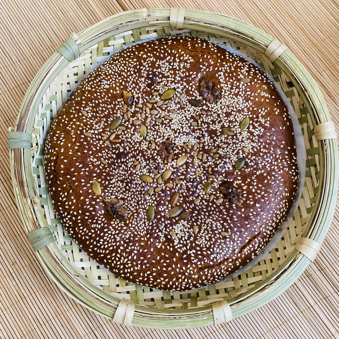 玉溪清真全手工碳烤筛子大荞饼1500g