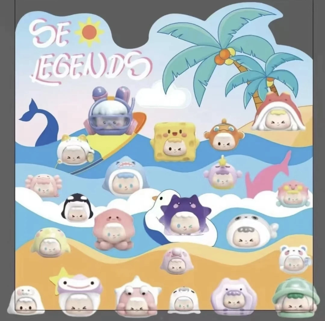 【踩尾巴】zozo左左海洋奇遇系列萌粒潮玩盲盒