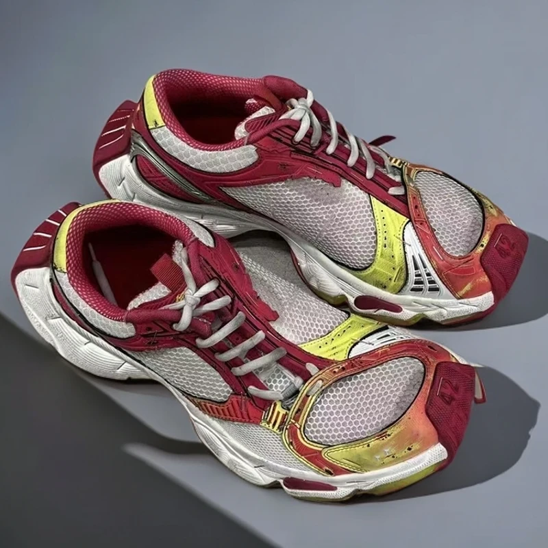 订书机14代老爹鞋11XL运动鞋网面舒适透气情侣款厚底增高休闲鞋潮