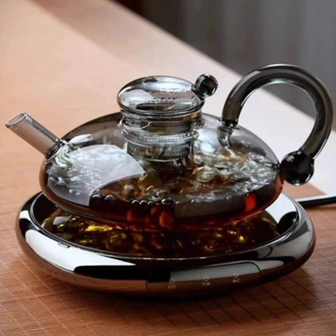 小坐Z8电陶炉超薄大功率静音家用办公烧水蒸煮茶养生茶围炉艾玛诗