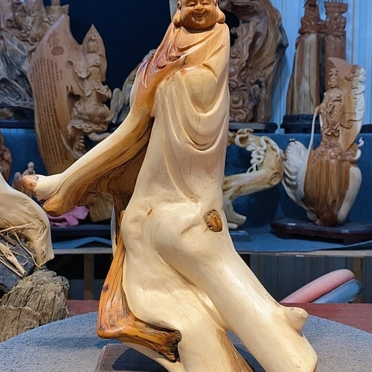 柏木（崖柏）根雕摆件