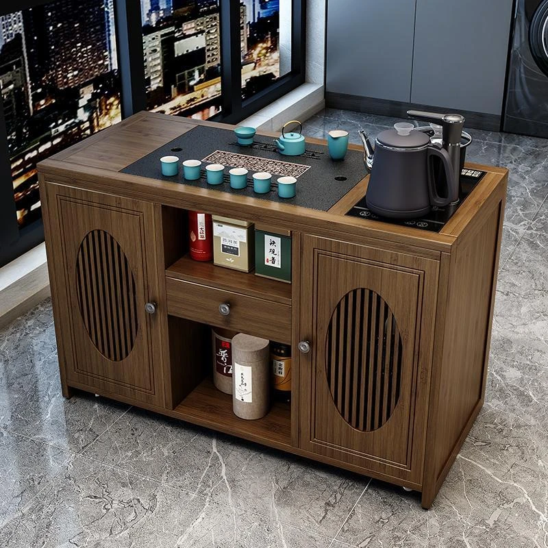 【小扬哥专属】移动茶桌茶台家用实木小茶车客厅泡茶几茶具套装全