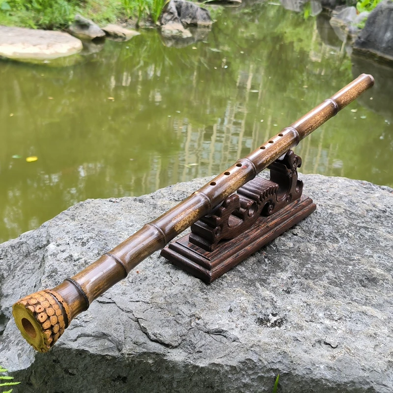 紫竹南箫专业演奏欧特海洞箫乐器精制大头竹根短萧收藏六八孔