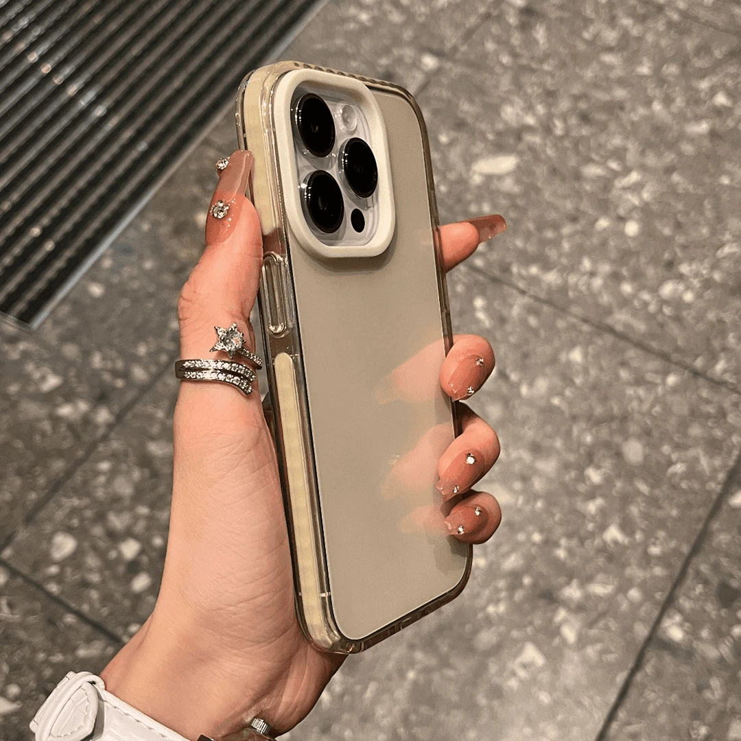 高级感简约透明适用于苹果15手机壳iPhone14Promax全包防摔