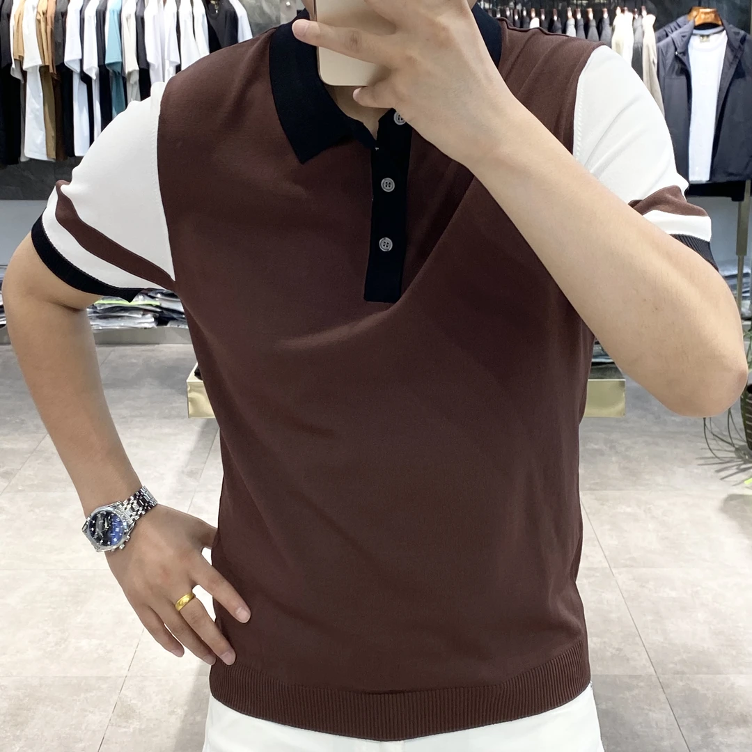 *时尚都市*男士夏季新款高级休闲时尚翻领轻薄Polo衫B03