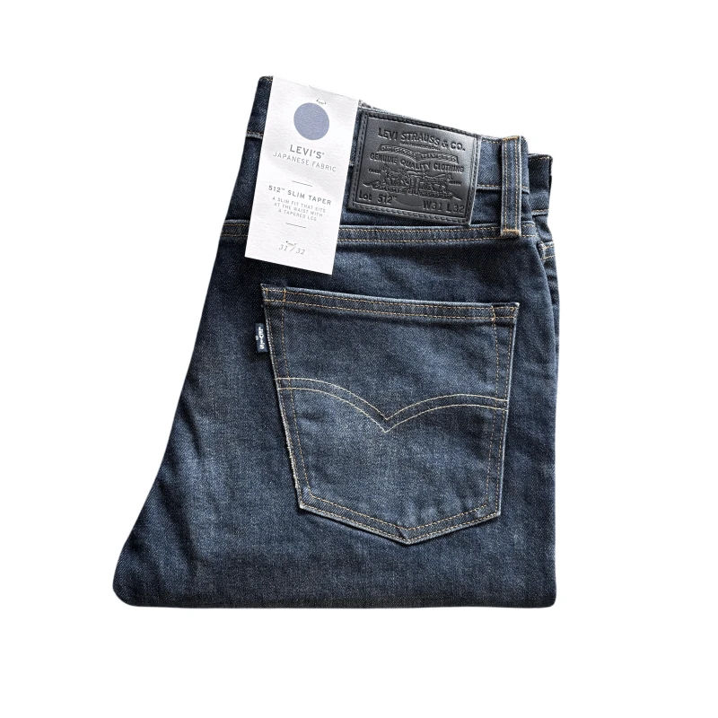 2024年新款Levi's 512 李维斯赤耳丹宁修身小脚男士牛仔裤