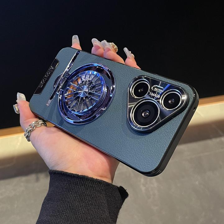 【解压陀螺支架+星光艺术】适用华为Pura70/pro手机壳艺术素皮防摔
