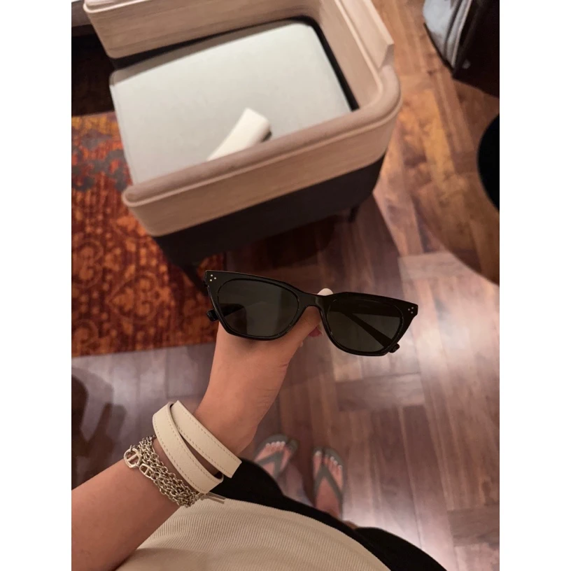 『PEACHZHOU』板材猫眼百搭防紫外线太阳眼镜潮流高级感中性墨镜