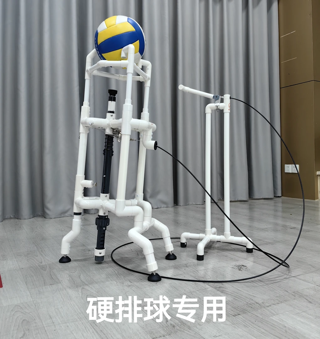 硬排球手动二传机硬排球扣球训练器械