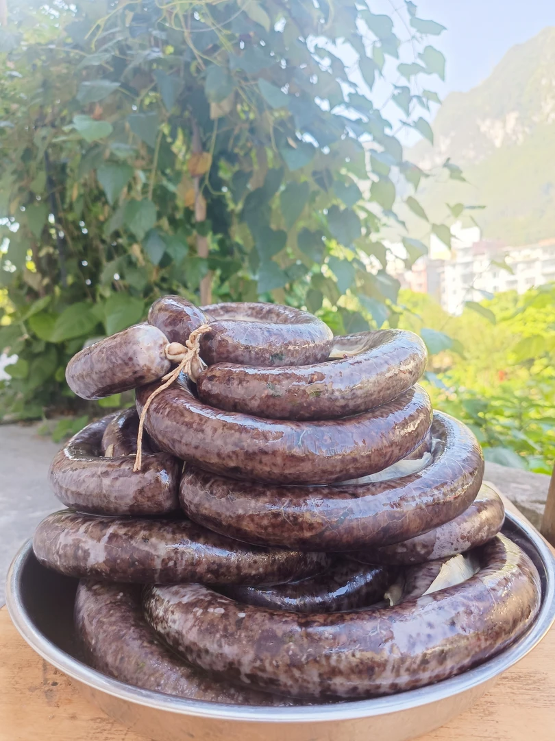 河池晓河糯米猪血肠