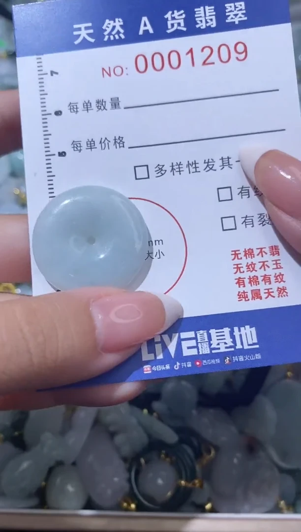 【闪购商品】翡翠颈饰未镶嵌00001209