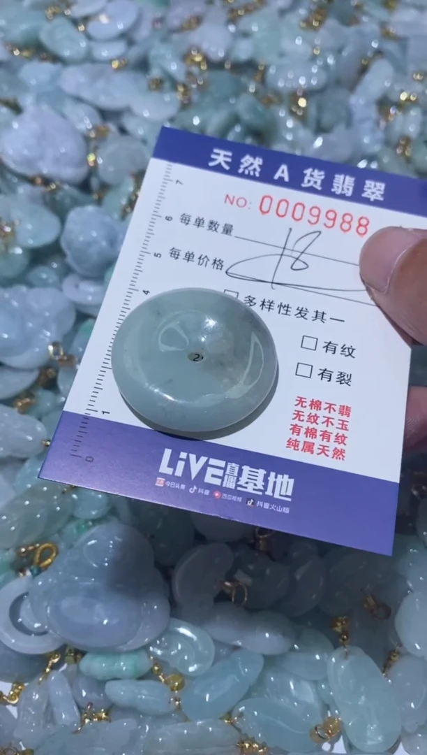 【闪购商品】翡翠颈饰未镶嵌00009988