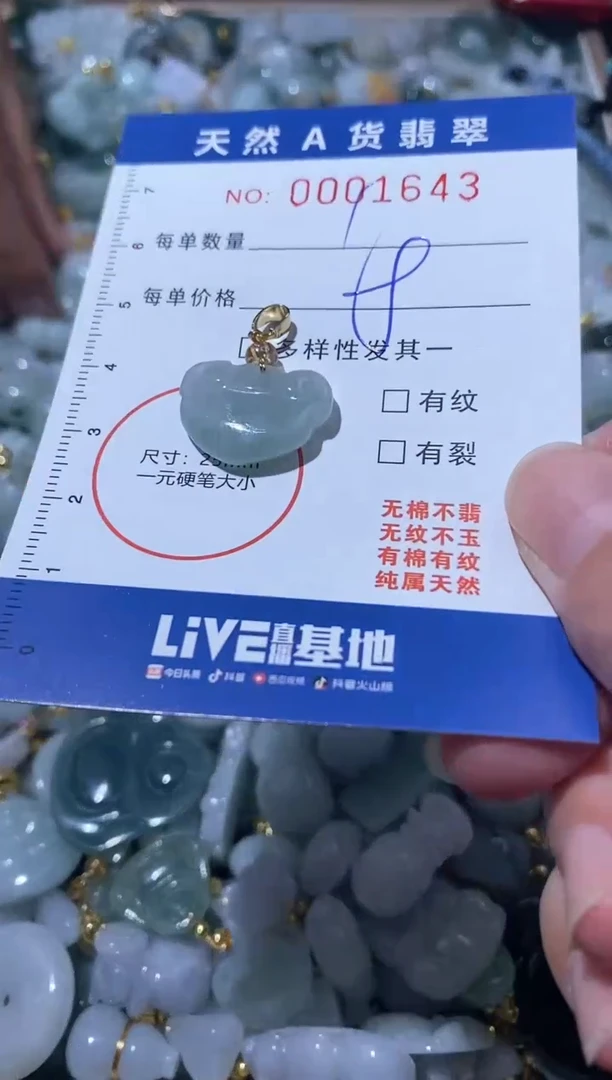 【闪购商品】翡翠颈饰未镶嵌00001643