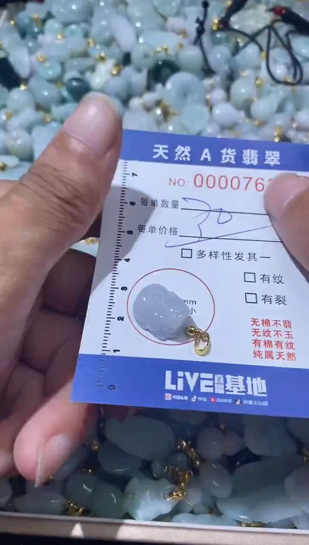 【闪购商品】翡翠颈饰未镶嵌00000763