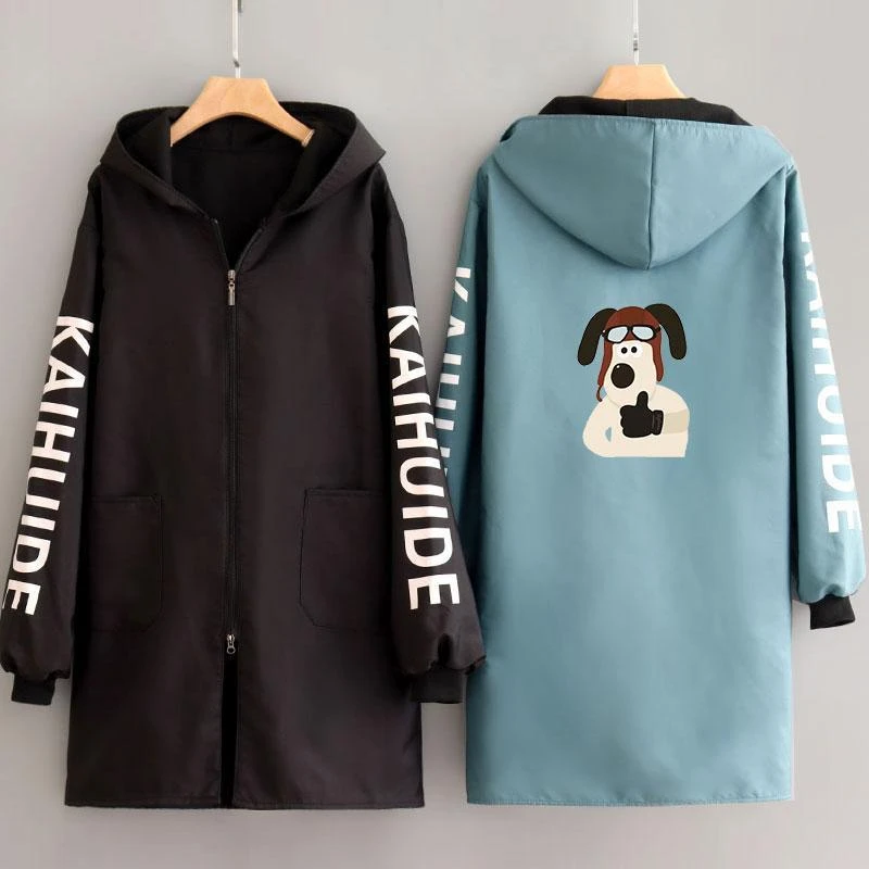 可爱长袖加厚围裙家用厨房做饭加绒保暖女罩衣工作服外套定制印字