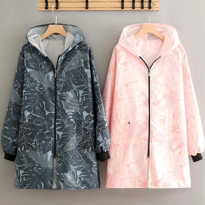 防水工作服女上班厨房做饭罩衣围裙长袖男正穿拉链薄款透气耐磨