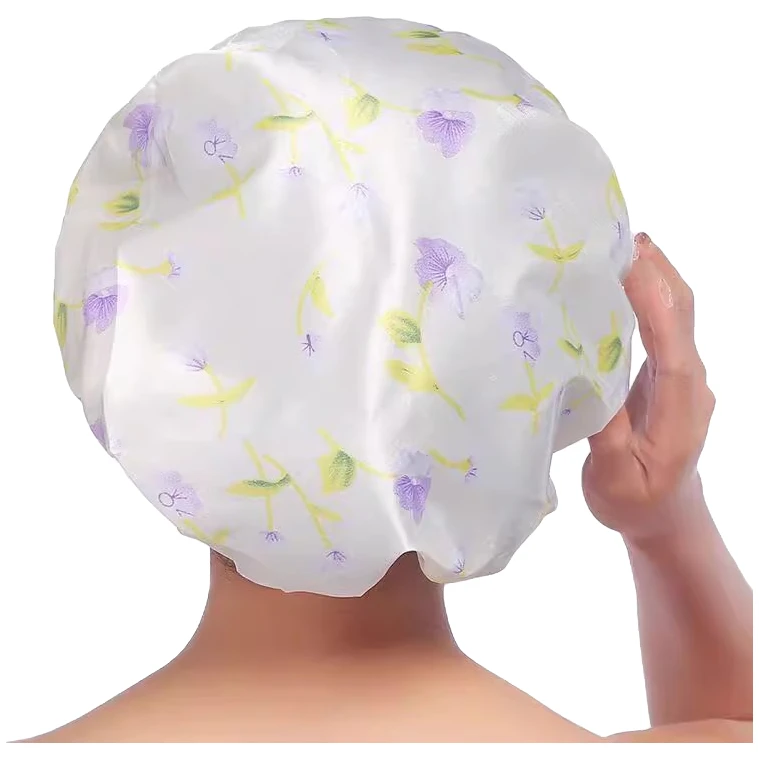 【2个】浴帽防水女可爱洗澡帽加厚沐浴帽浴室家用厨房防油烟帽子