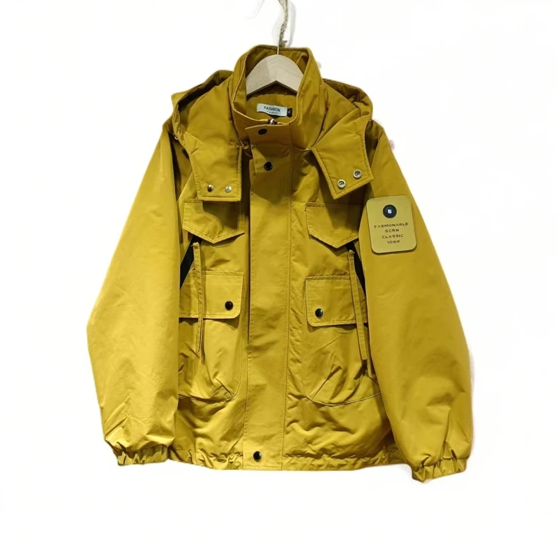 0011冬季新款爆款冲锋衣女士宽松休闲户外短款防风