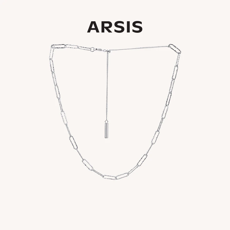 ARSIS自由搭配方框Y字链项链女高级感百搭精致轻奢520礼物