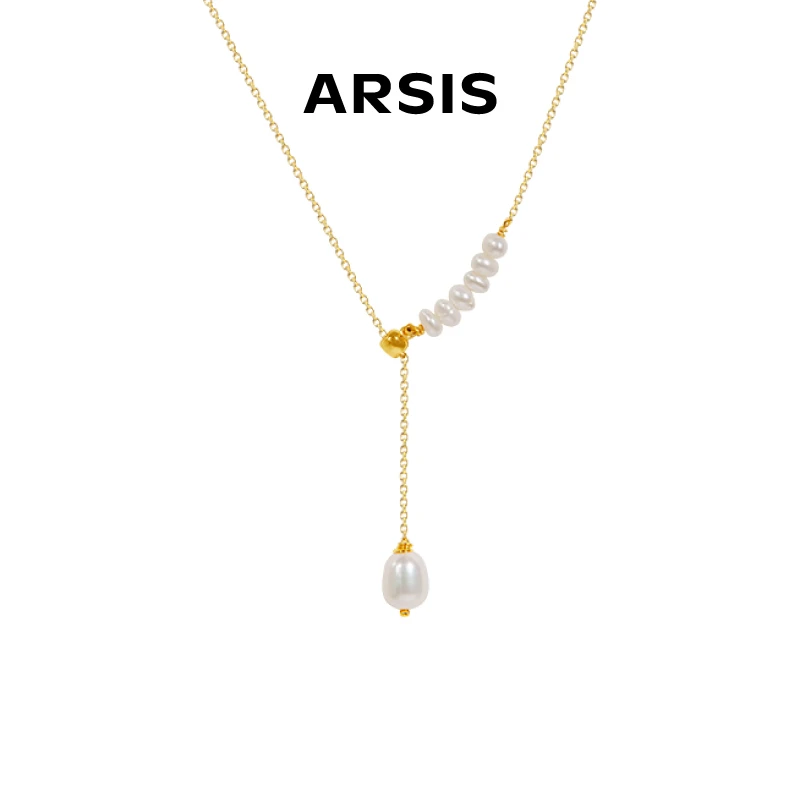 ARSIS纯真年代微笑Y字项链时尚轻奢法式L2
