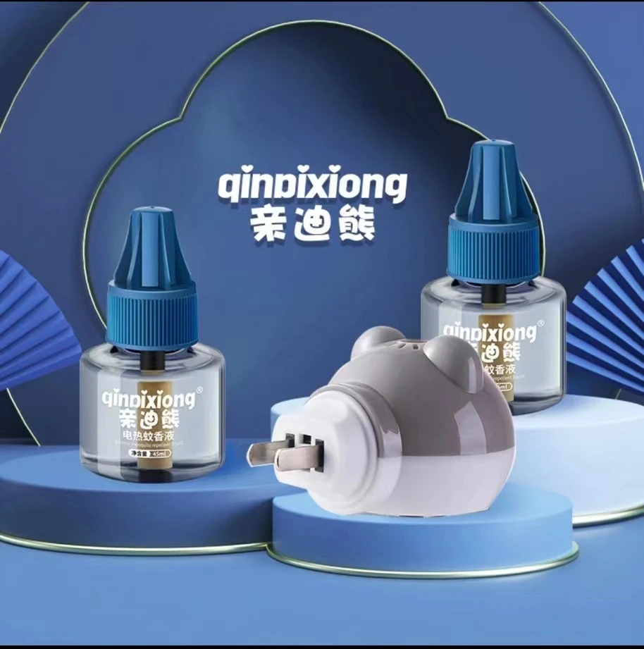 qindixiong/亲迪熊全新升级插电式蚊香液无烟无味驱蚊补充液家用