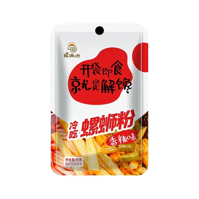 【新疆西藏不发】开袋即食 螺满地冷吃螺蛳粉 30克*5包休闲解馋