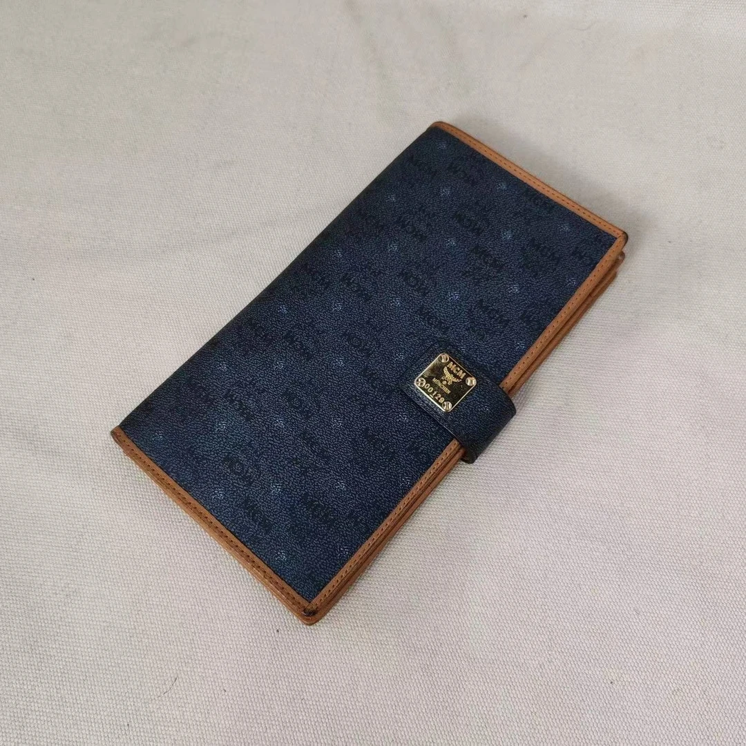 95新 MCM 【文子姐专属】/D408/i经典MCM老花钱包