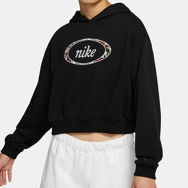 Nike Sportswear 连帽卫衣 女款 黑色 CV1871-010