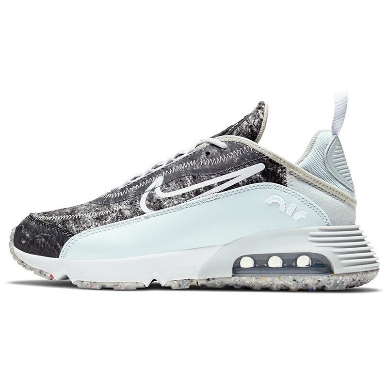 Nike Air Max 2090 Crater 低帮 跑步鞋女款 黑白蓝 DA9261-400