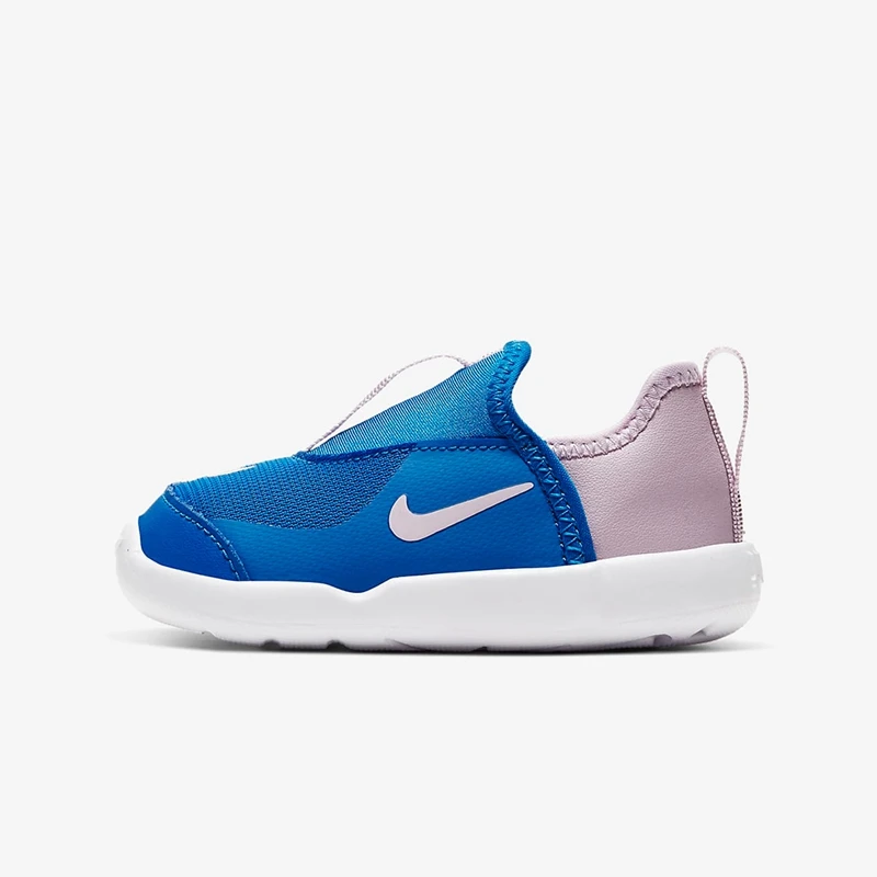 婴童Nike Lil' Swoosh经典轻便低帮学步鞋灰蓝 AQ3113-406