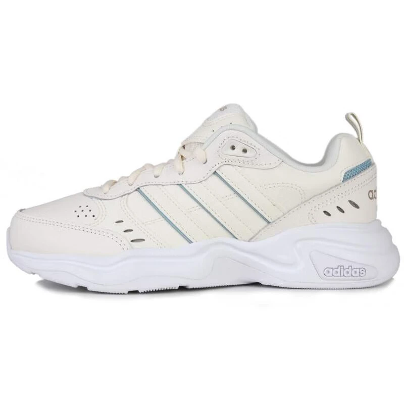 adidas neo Strutter耐磨低帮运动休闲鞋女款奶油黄蓝EG2692