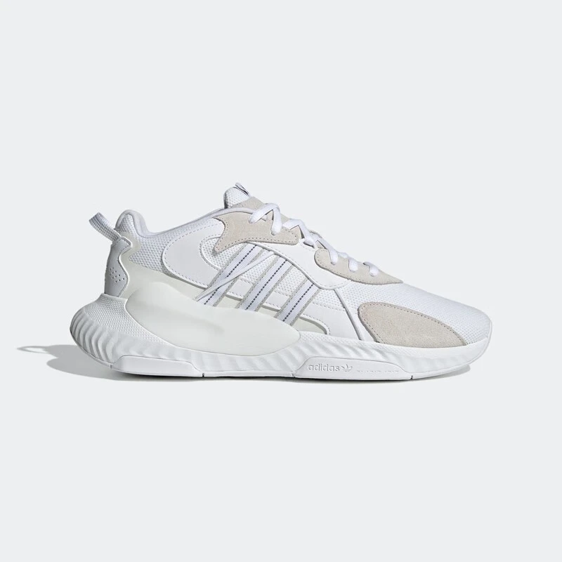 adidas  Hi-Tail 减震防滑低帮运动休闲鞋男女同款白灰H69041