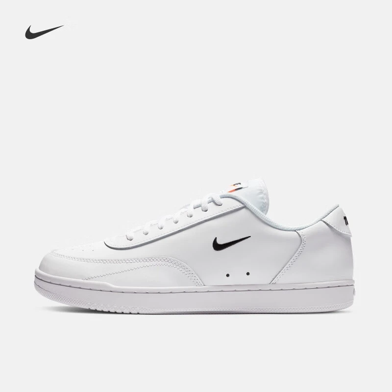 (微瑕)Nike Court Vintage 低帮板鞋男款白黑 CJ1679-101
