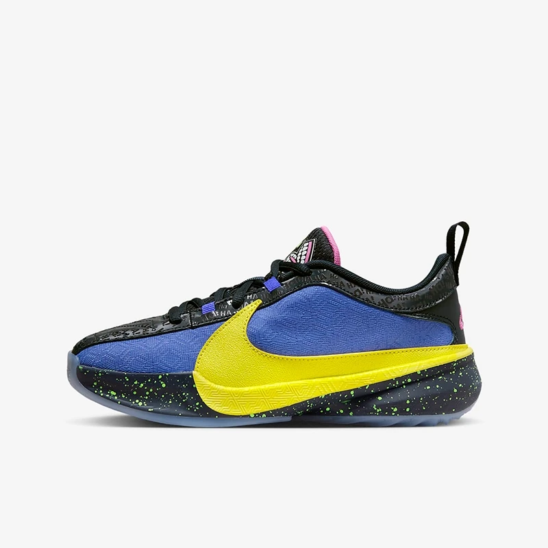 Nike Freak 5圆头系带耐磨低帮篮球鞋女款紫蓝FN4399-400