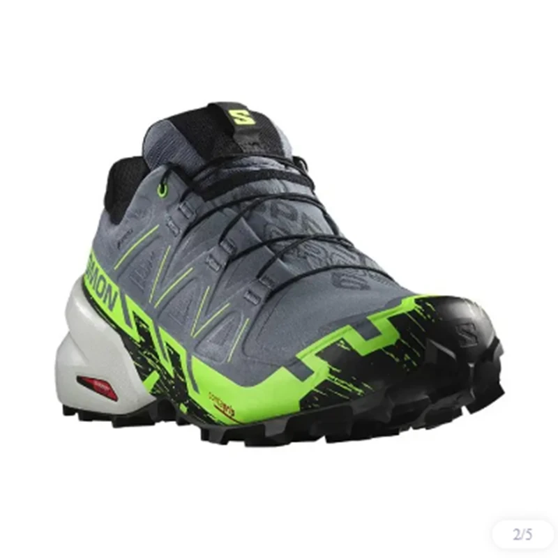 Salomon萨洛蒙男女防水越野跑步鞋轻便黑色运动男款低帮 473019