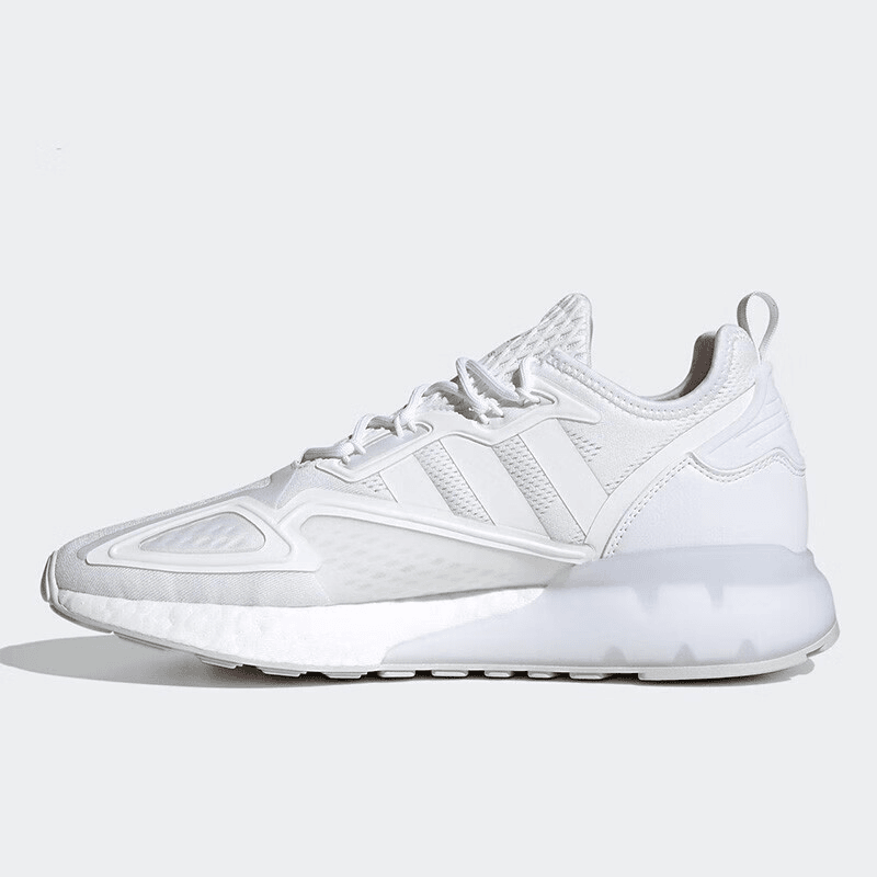 aidas oiginals zx 2K Boost运动休闲鞋女同款纯白GY2688