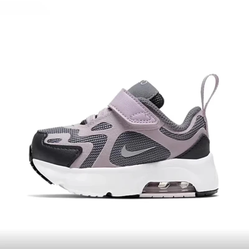婴童Nike Air Max 200 防滑减震耐磨低帮跑步鞋黑粉AT5629-008
