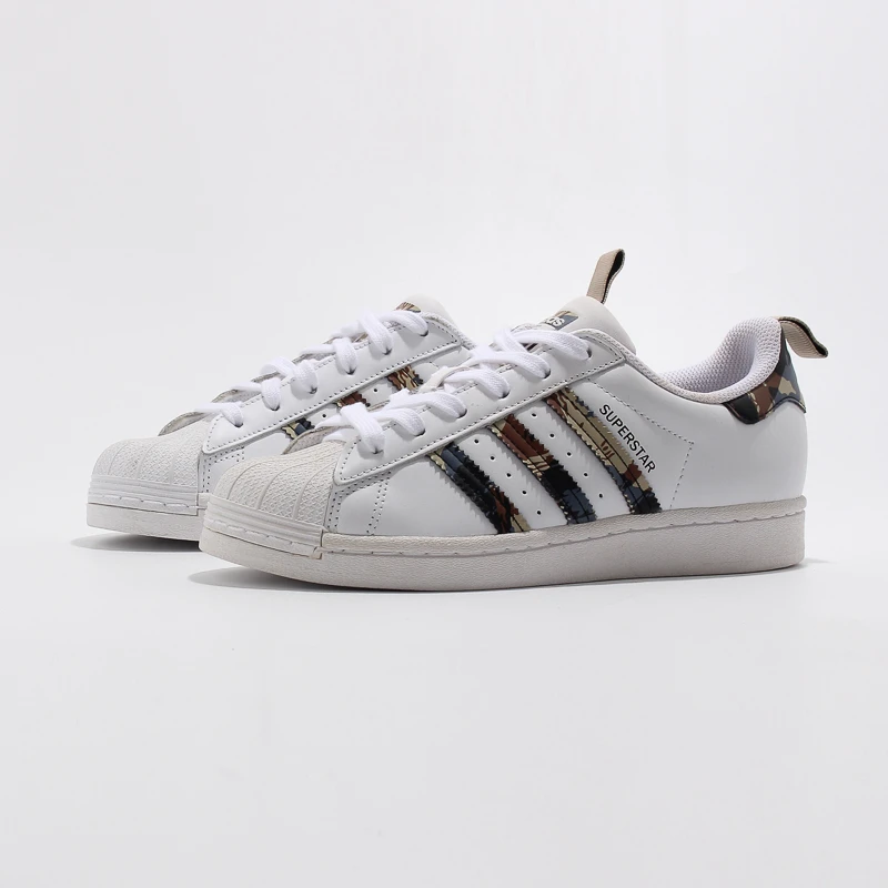 adidas originals StanSmith 低帮板鞋男女同款白棕GV9698