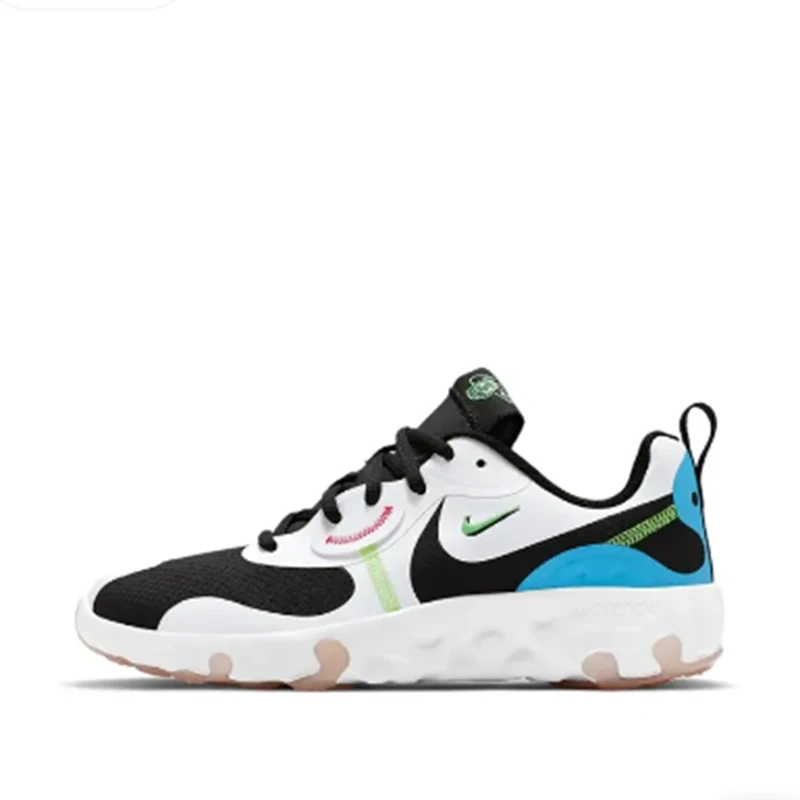【微瑕】Nike  减震防滑低帮马拉松跑步鞋女款黑白蓝CN8551-101
