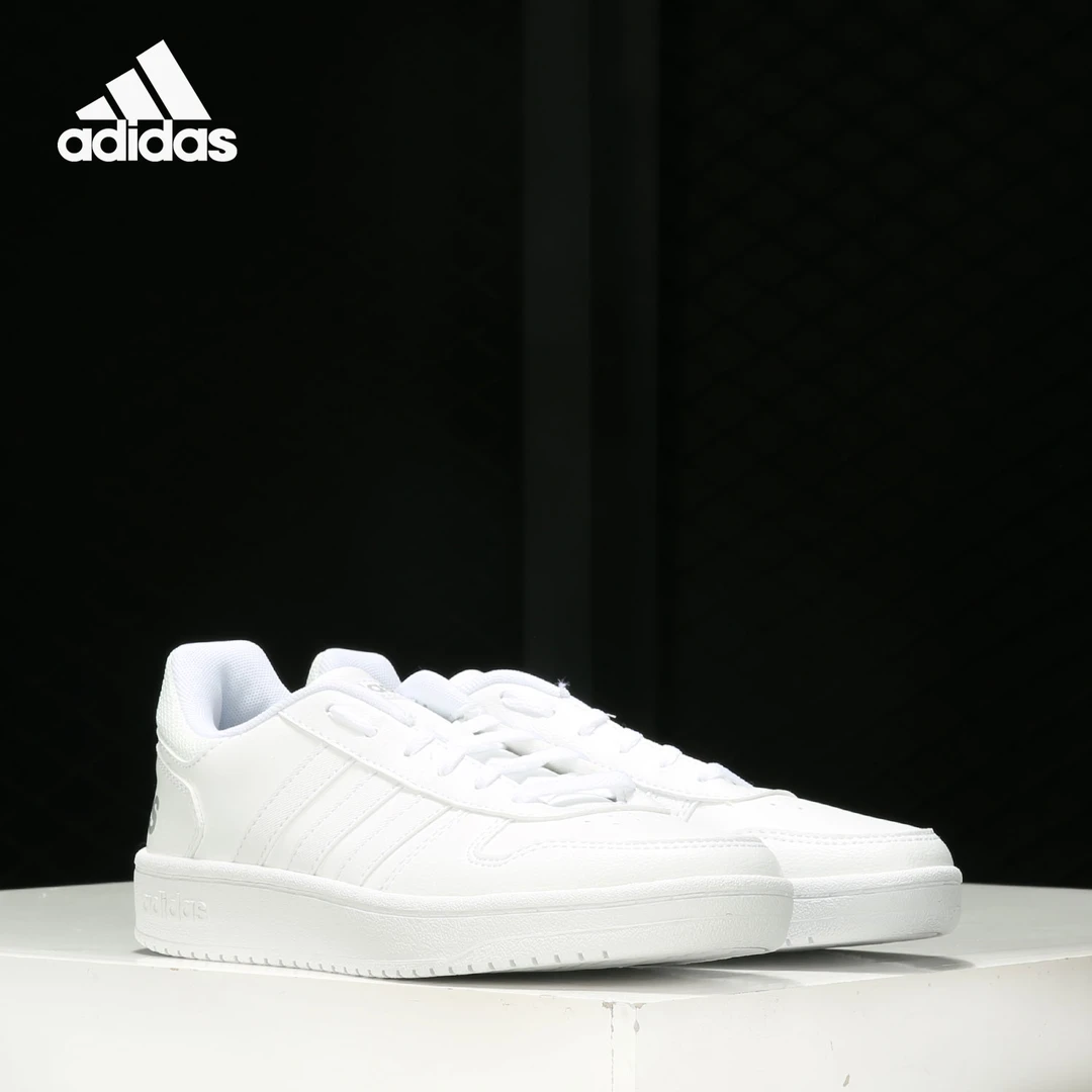 adidas neo Hoops 2.0实战篮球鞋女款纯白#送礼推荐FY6024