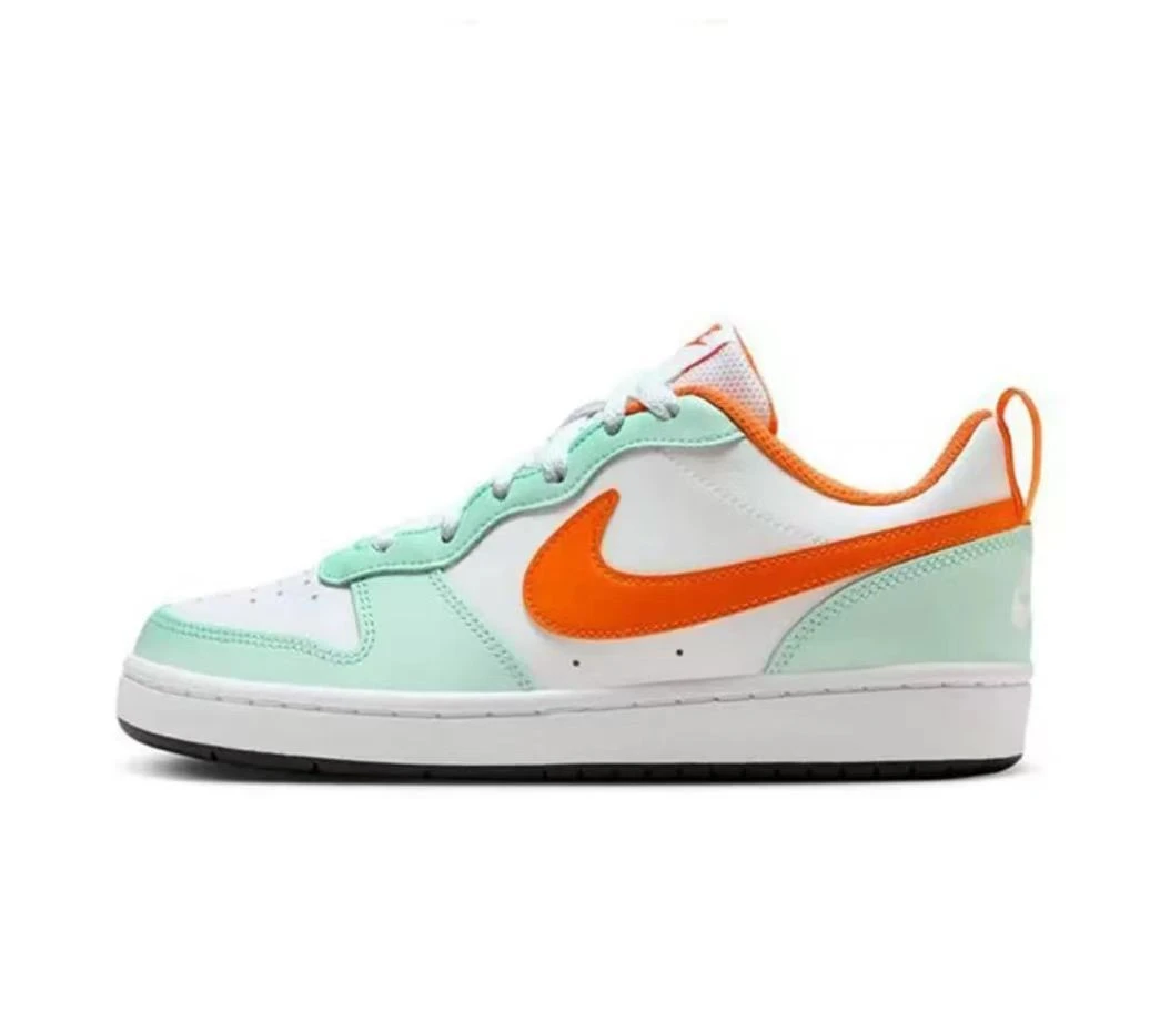 NIKE Court Borough Low2 低帮女款休闲板鞋白绿橙色FN3687-181