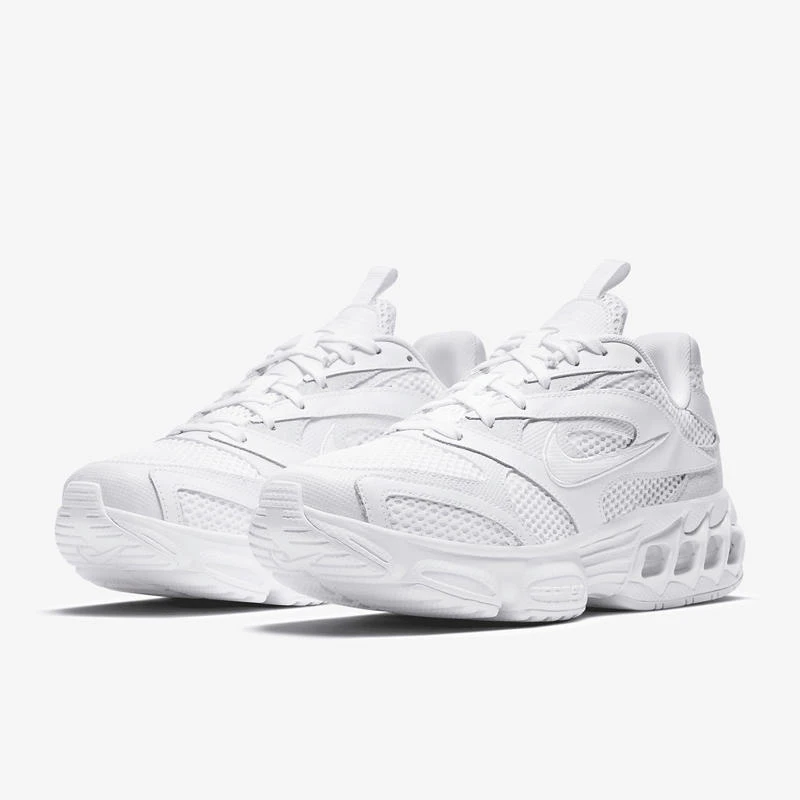 【微瑕XL】Nike  减震防滑低帮气垫休闲跑步鞋女款白杏色CW3876-002