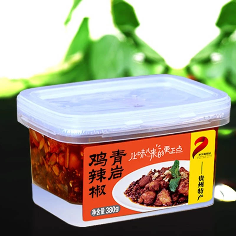 贵州特产乡下妹青岩鸡辣椒鸡辣角贵阳油泼辣子鸡油辣椒下饭菜380g