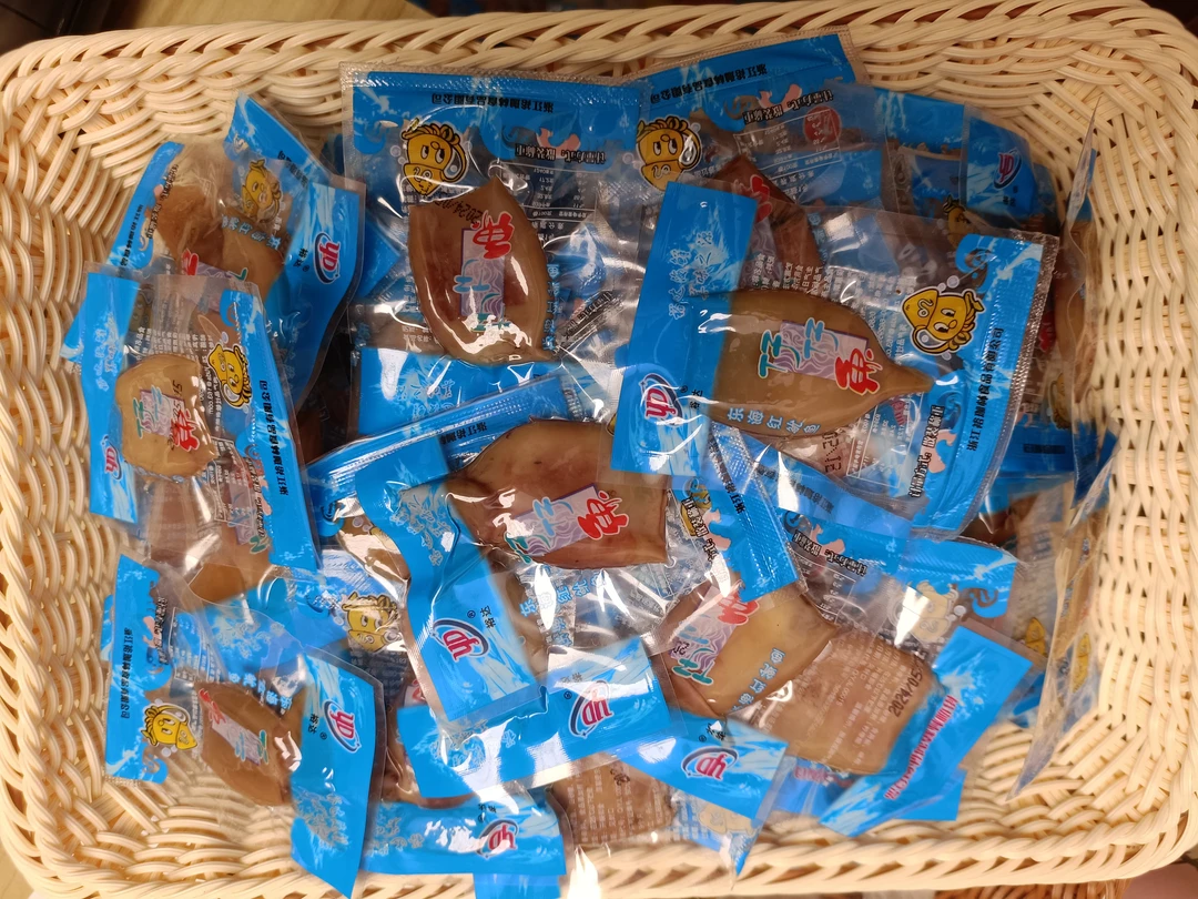 裕达鱿鱼仔舟山特产海鲜零食鱿鱼仔空心无籽扁仔鱼不带籽包邮