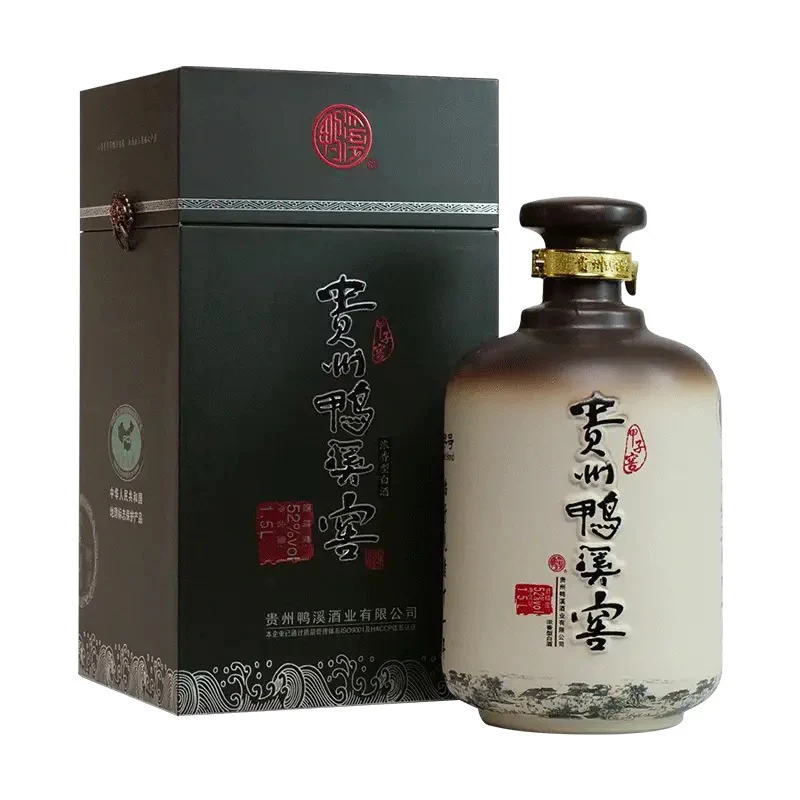 鸭溪窖甲子窖1.5L 2018年浓香型坛装白酒高度黔派浓香52度1.5L
