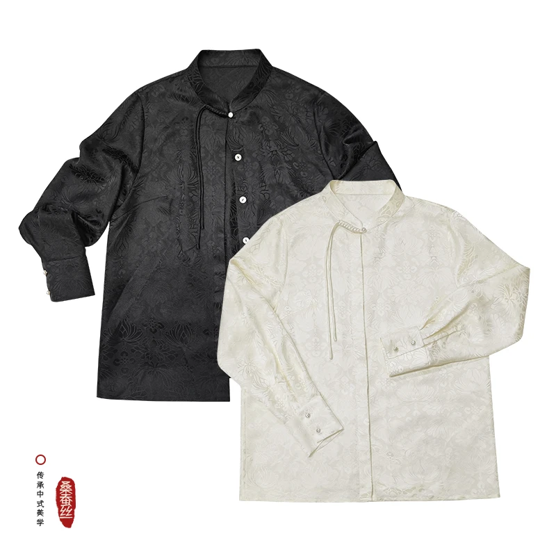 【佛手莲】满分桑蚕丝衬衫 百搭好穿好看WQ038