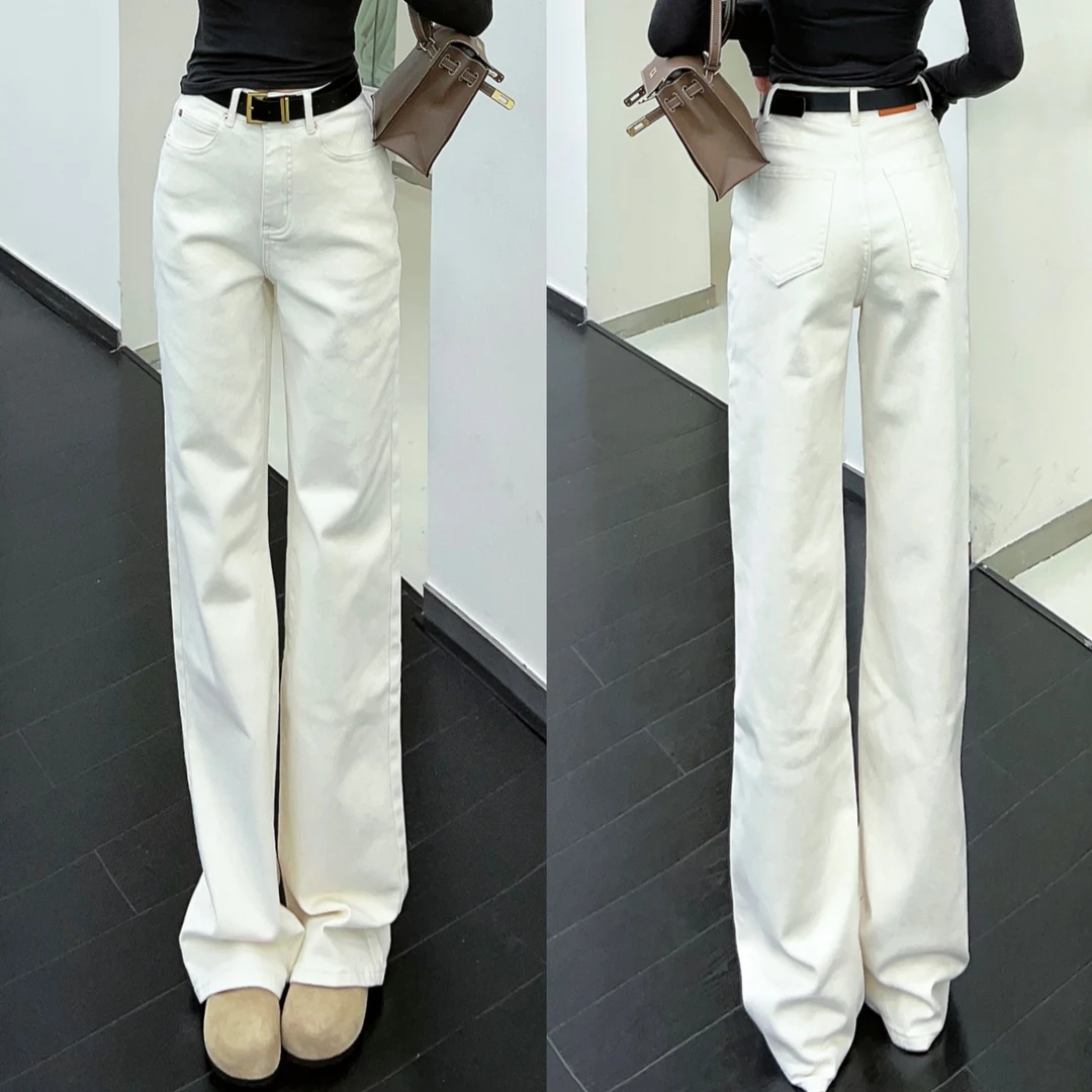 【秋冬】《人手一条》拉腿滤镜磨毛直筒裤