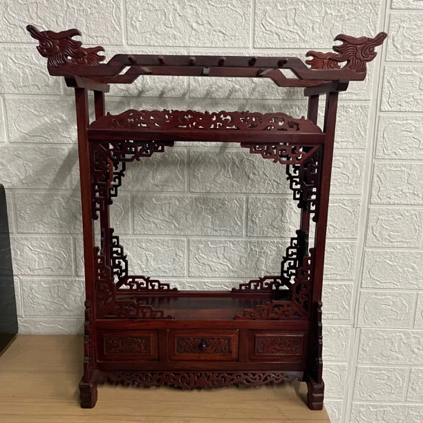 3773 blht精工款双龙十二针笔架摆件