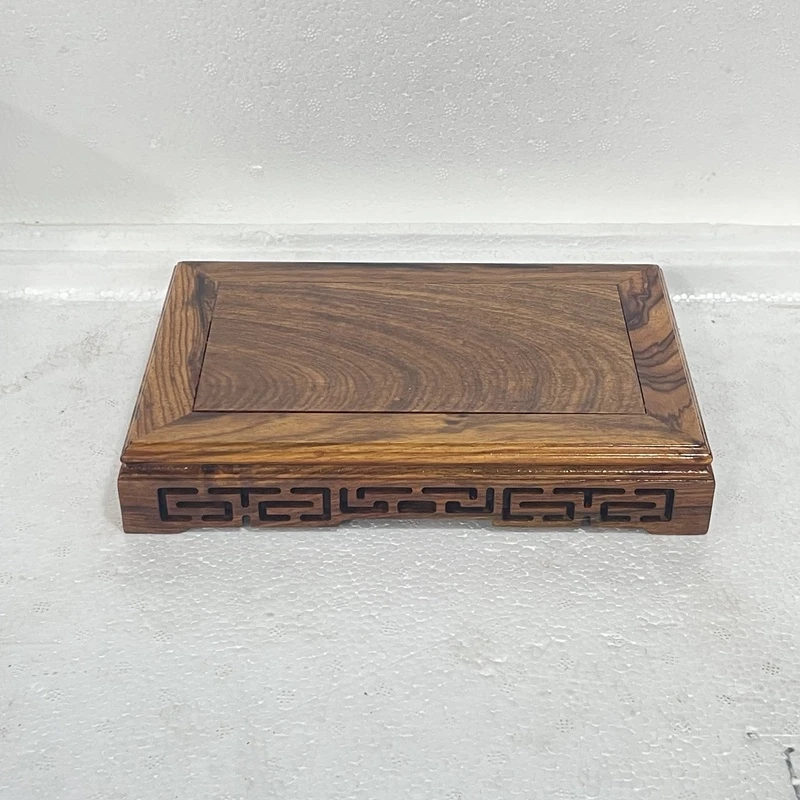 5348 非洲hl长方独板回纹底座大号